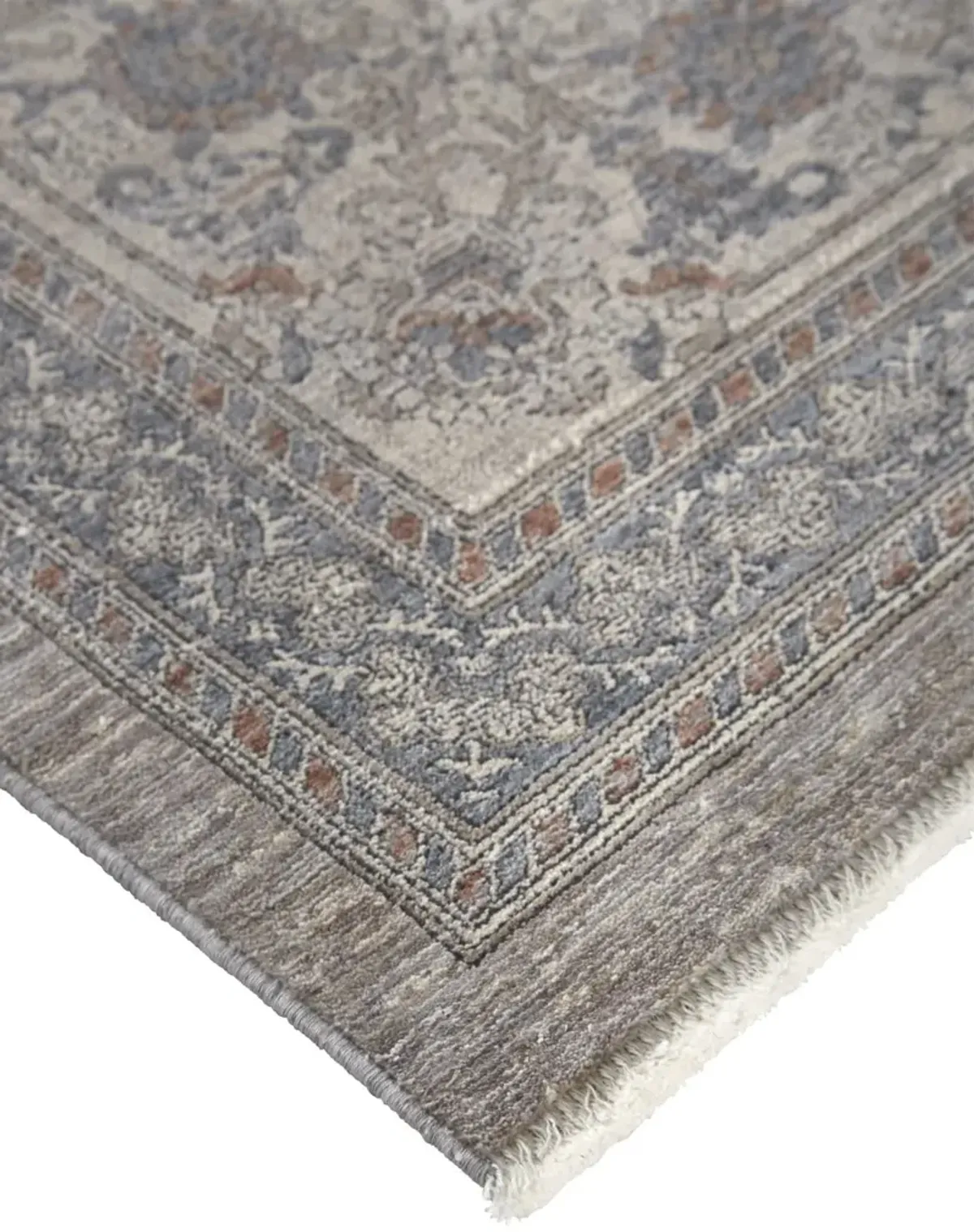 Marquette 3761F Taupe/Silver/Blue 6'7" x 9'10" Rug