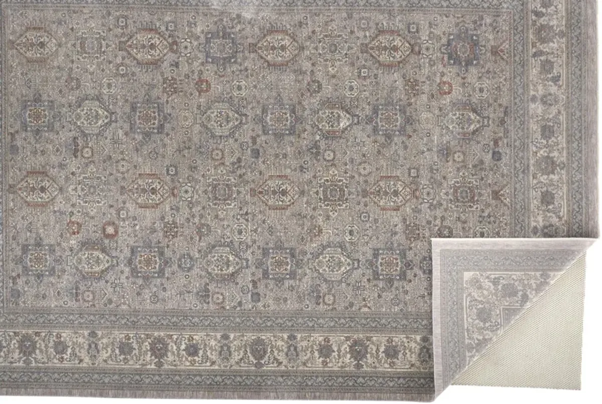 Marquette 3761F Taupe/Silver/Blue 6'7" x 9'10" Rug