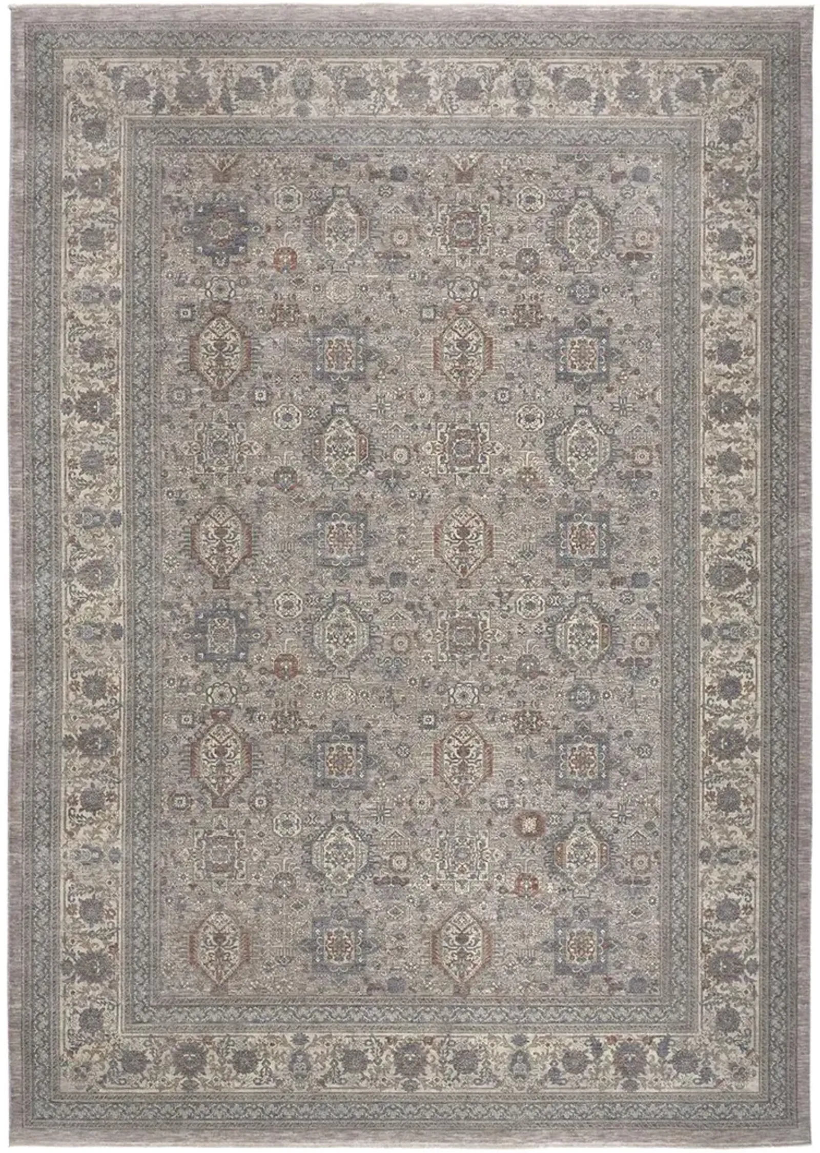 Marquette 3761F Taupe/Silver/Blue 6'7" x 9'10" Rug