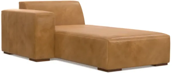 Rex Left Chaise Sofa Module in Genuine Leather