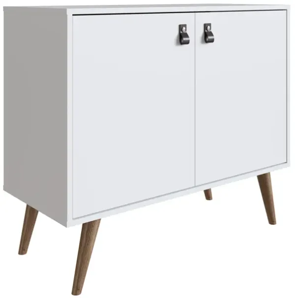 Amber White Accent Cabinet