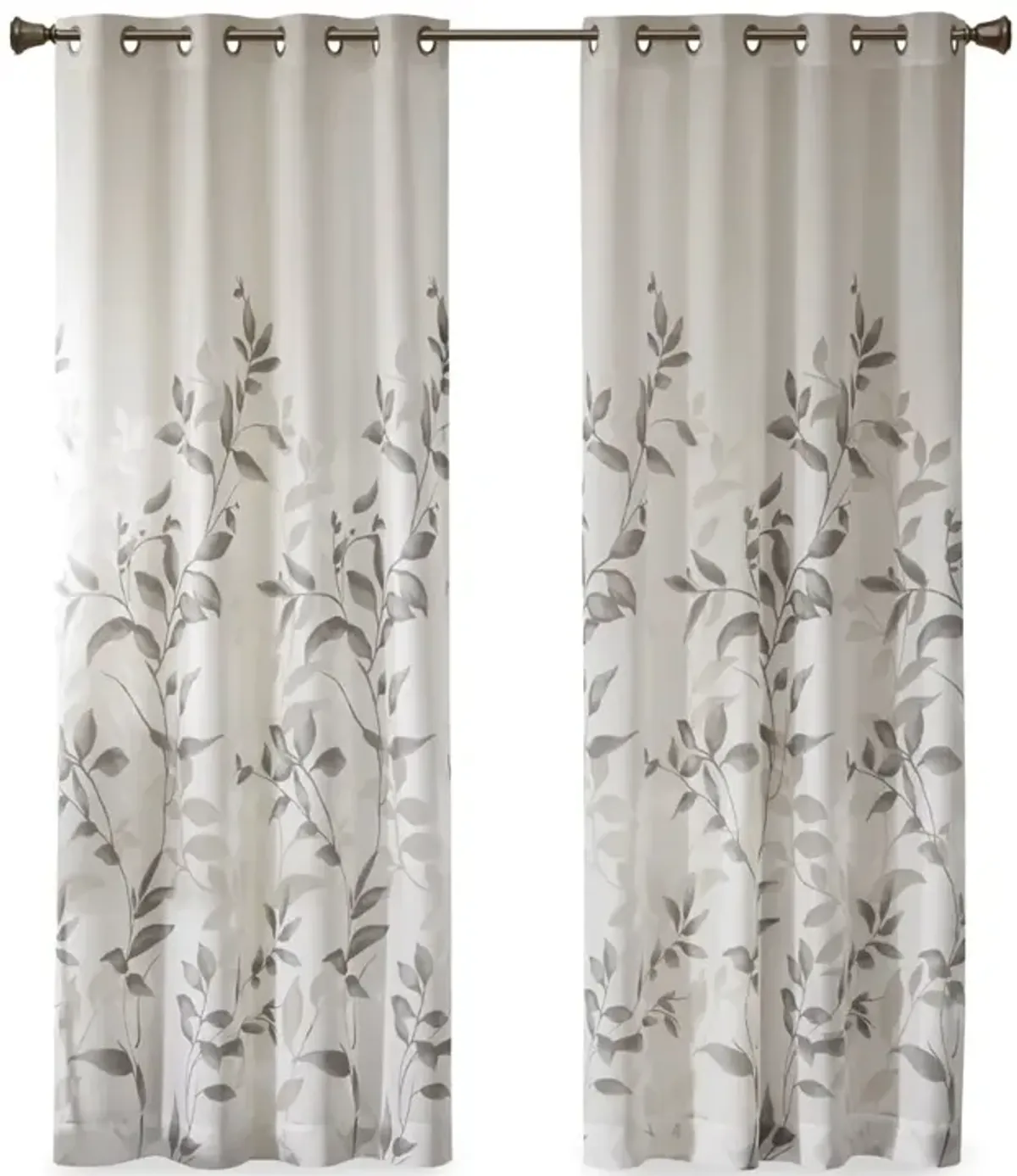 Cecily Botanical Burnout Printed Window Panel, Belen Kox