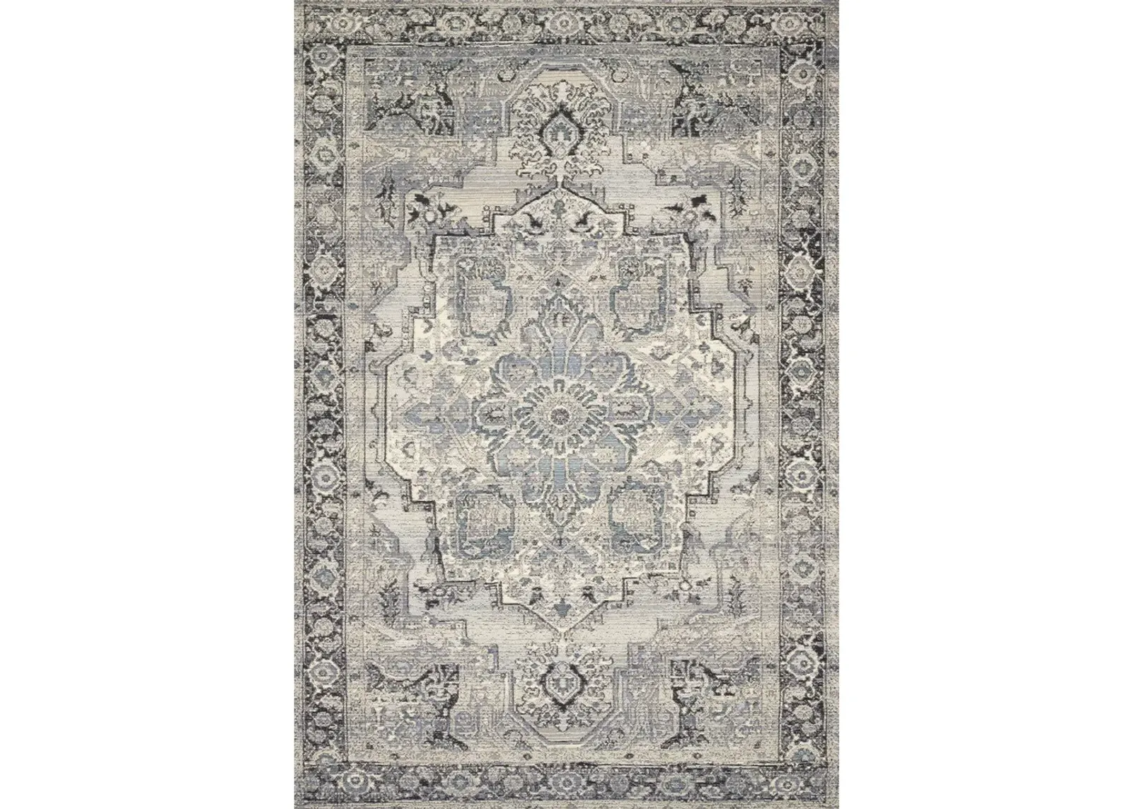 Mika Grey/Blue 10'6" x 13'9" Rug