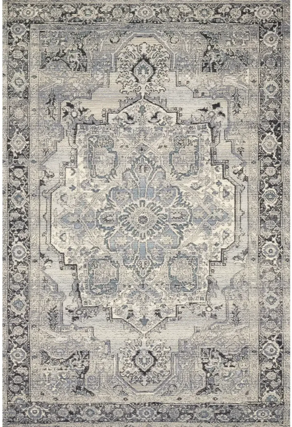 Mika Grey/Blue 10'6" x 13'9" Rug