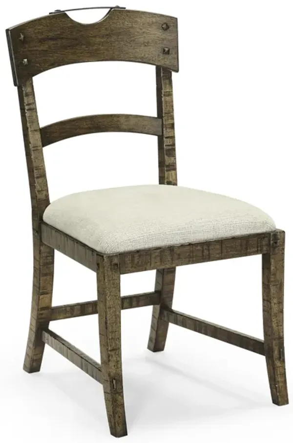 Driftwood Planked Side Chair