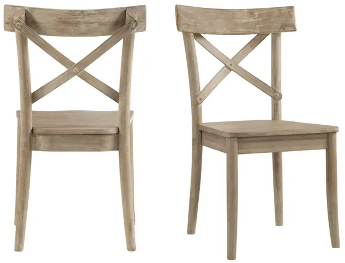 Keaton X-Back Side Chair (Set of 2)