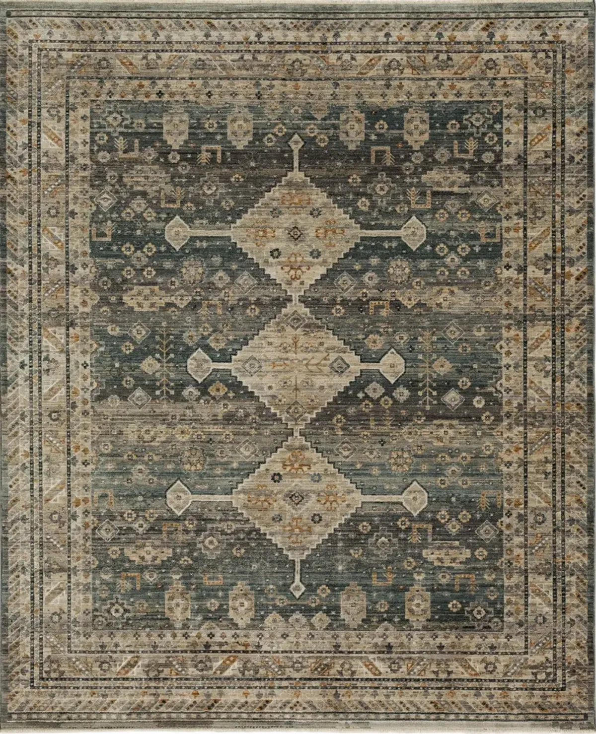 Echo Milo gray 2' 7" X 7' 3" Rug