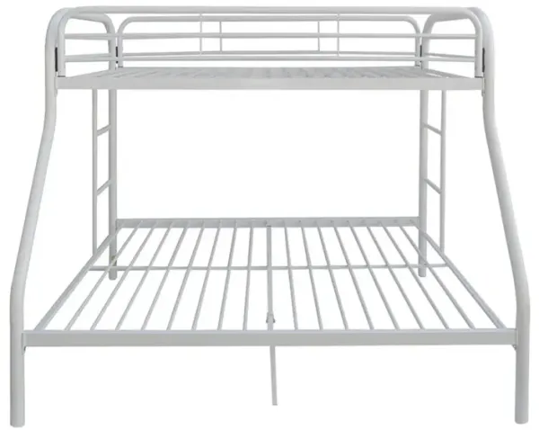 Tritan Bunk Bed (Twin/Full) in White