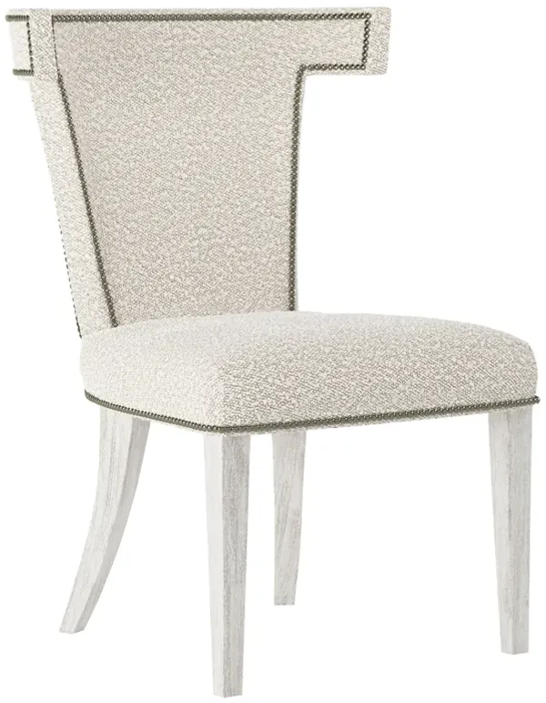 Remy Fabric Side Chair in White