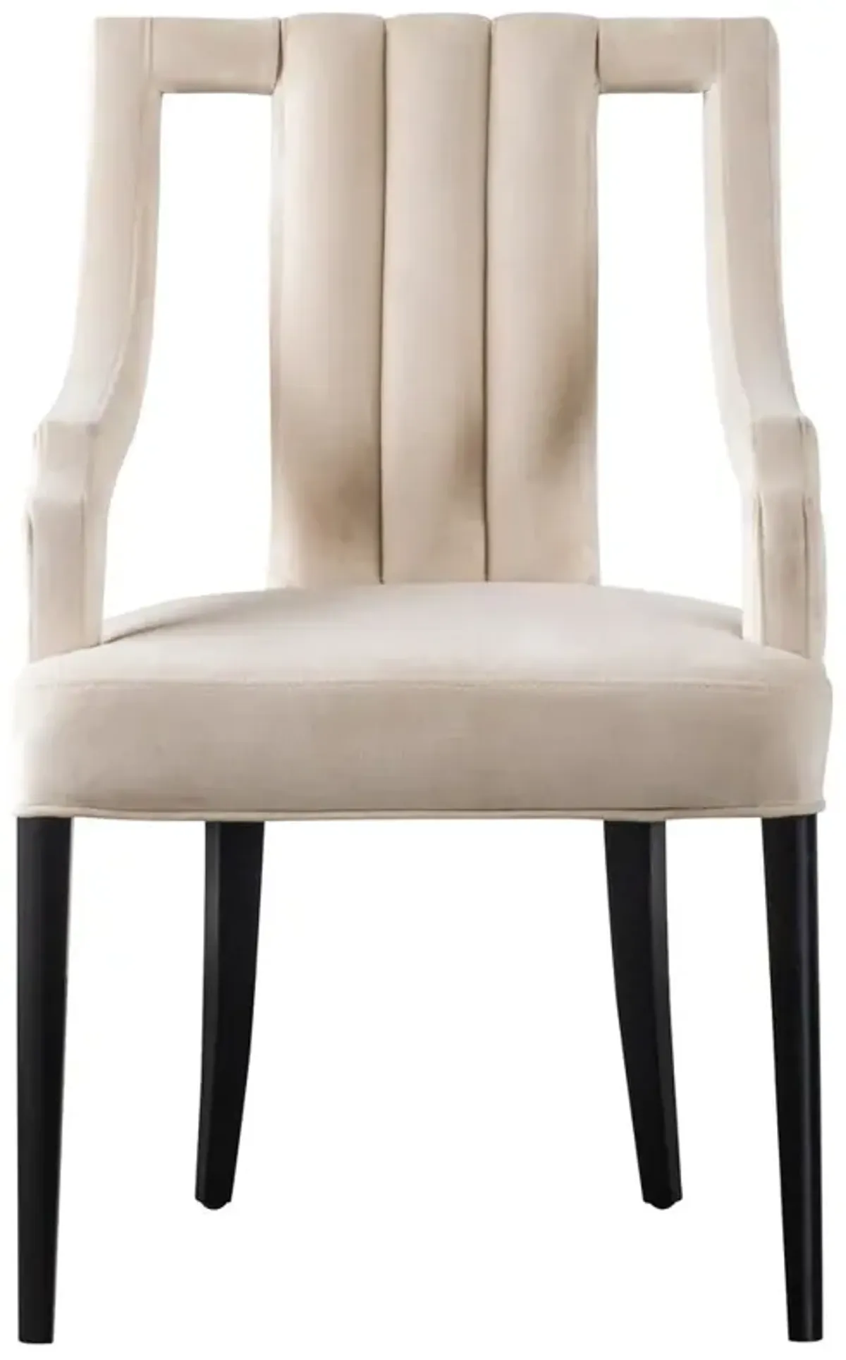 Viola Velvet Fabric Klismos Chair