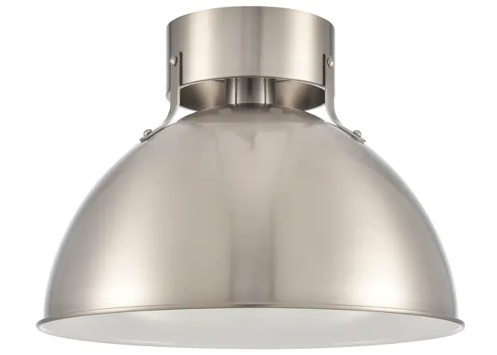 Zayne Semi Flush Mount in Silver