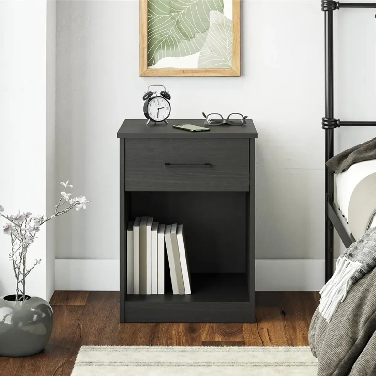 Ameriwood Home BrEZ Build Pearce Nightstand with Drawer