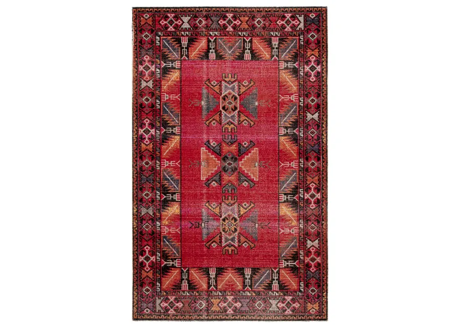 Polaris Paloma Red 2'8" x 10' Runner Rug