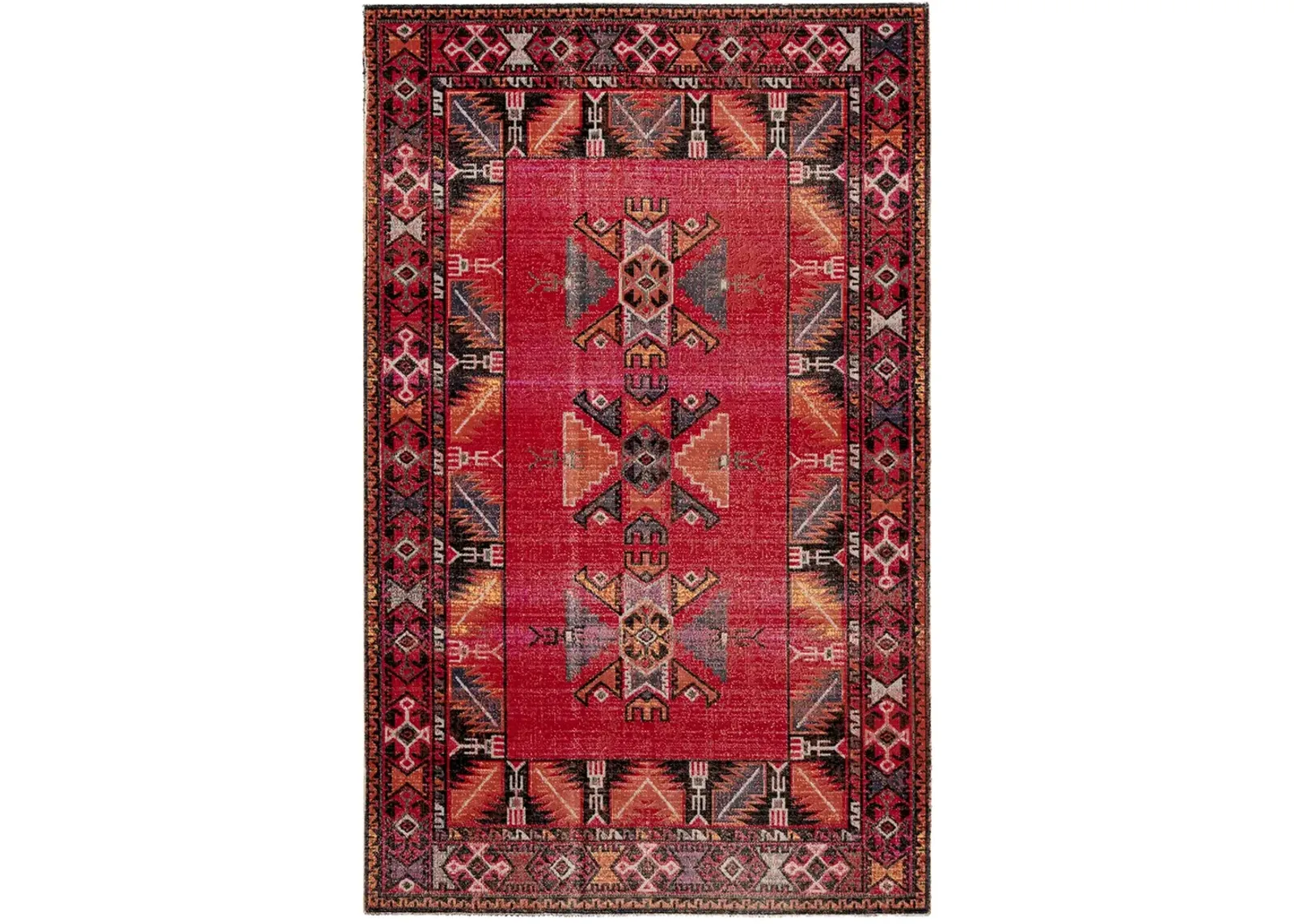 Polaris Paloma Red 2'8" x 10' Runner Rug