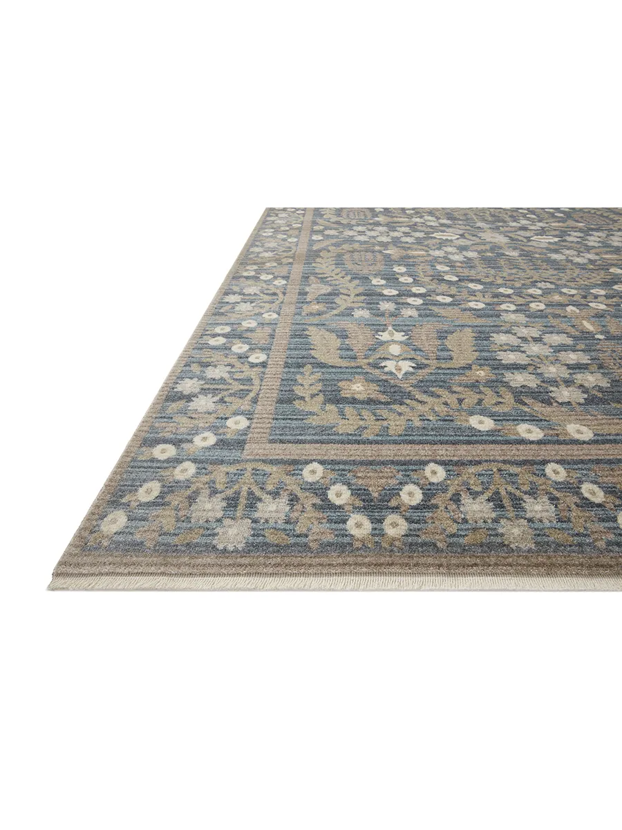 Holland Navy 9'6" x 13' Rug by Rifle Paper Co.