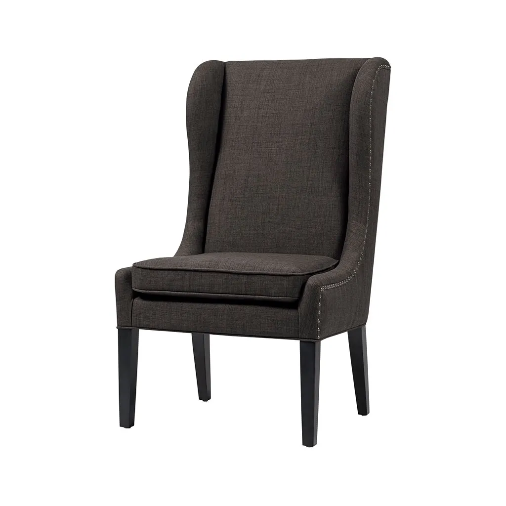 Gracie Mills Nataly Traditional Upholstered High Wing back Dining Chair