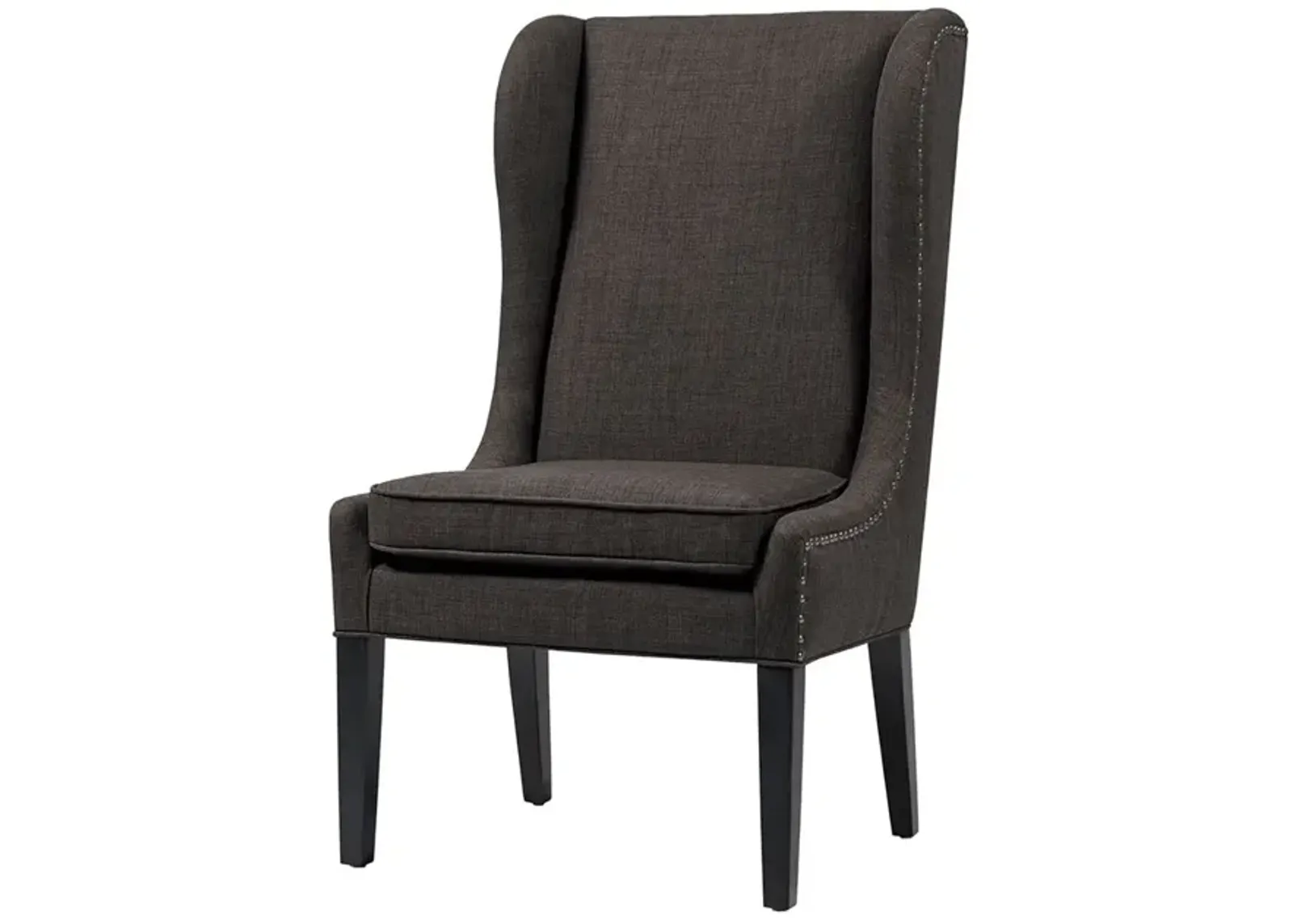 Gracie Mills Nataly Traditional Upholstered High Wing back Dining Chair