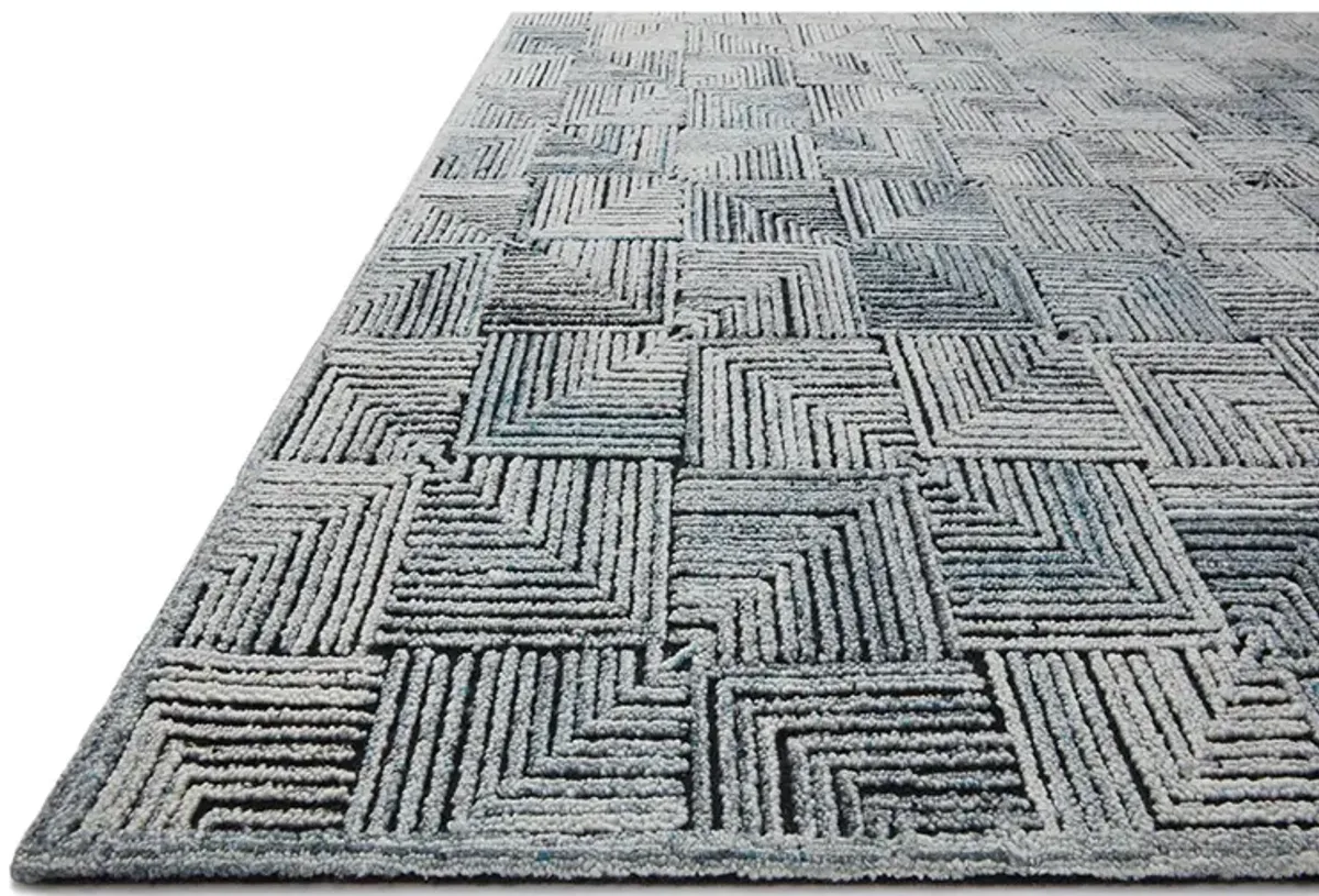 Prescott PRE03 Arctic Blue 7'9" x 9'9" Rug