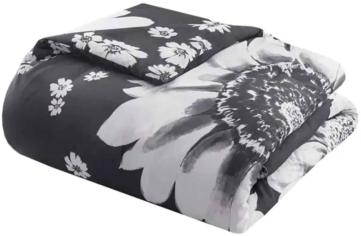 Gracie Mills Alistair Reversible Floral Comforter Set