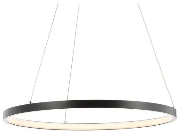 Bradley 15.7" Round Integrated LED Metal Pendant