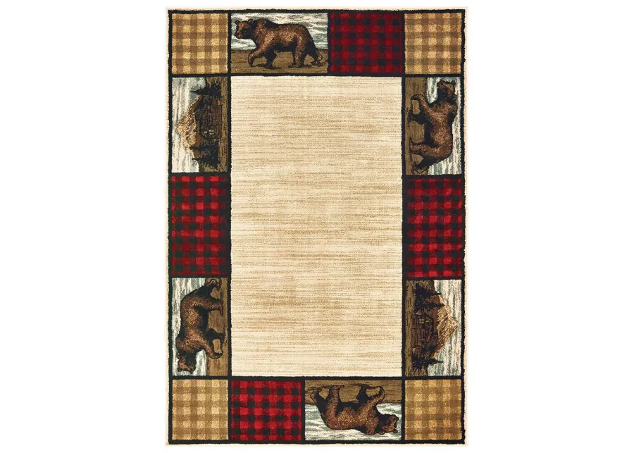 Woodlands 7'10" x 10' Ivory Rug