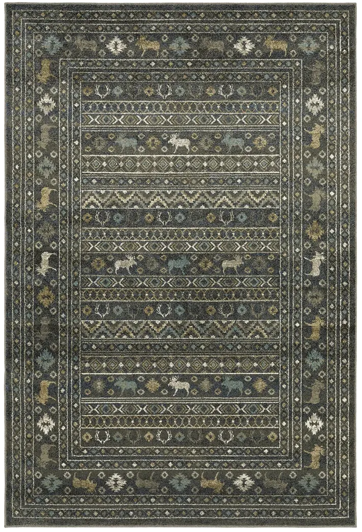 Venice 7'10" x 10' Blue Rug