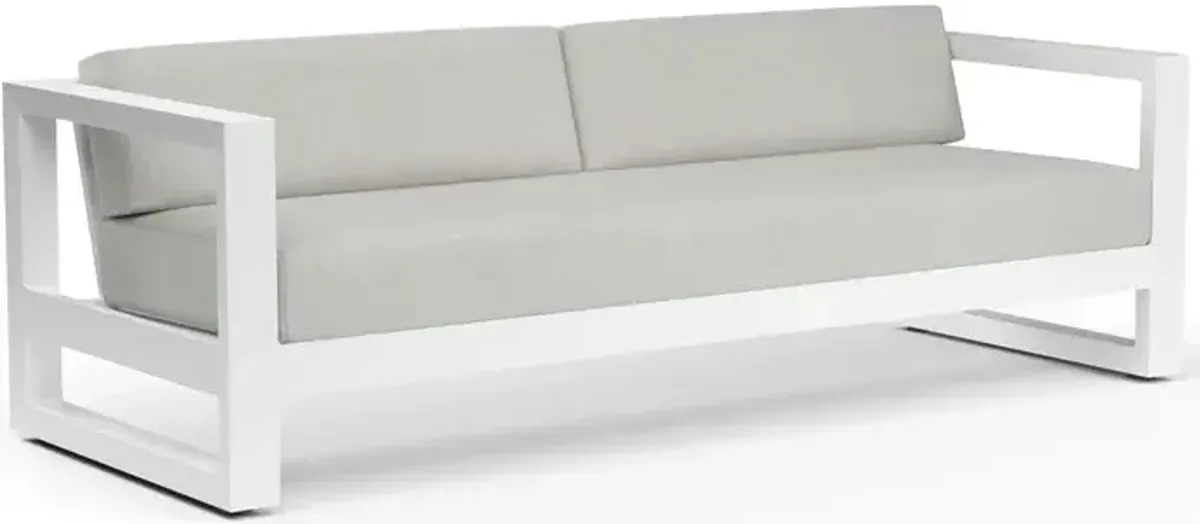 Newport Sofa in Cast Silver, No Welt