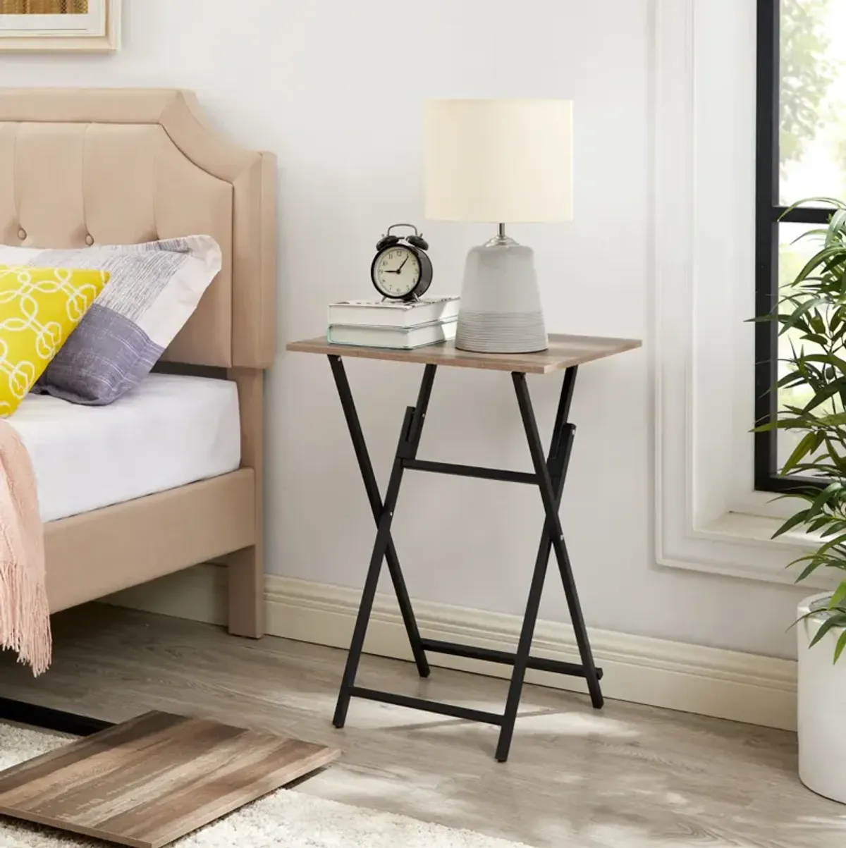 Portable Folding TV Tray Table for Small Spaces