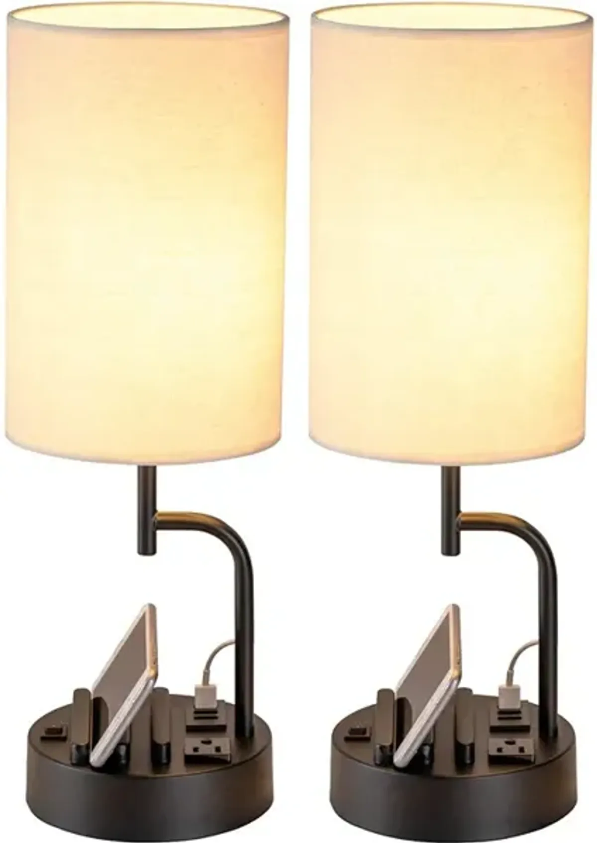 Perfect Bedside Lamp for Bedroom (Pack of 2)