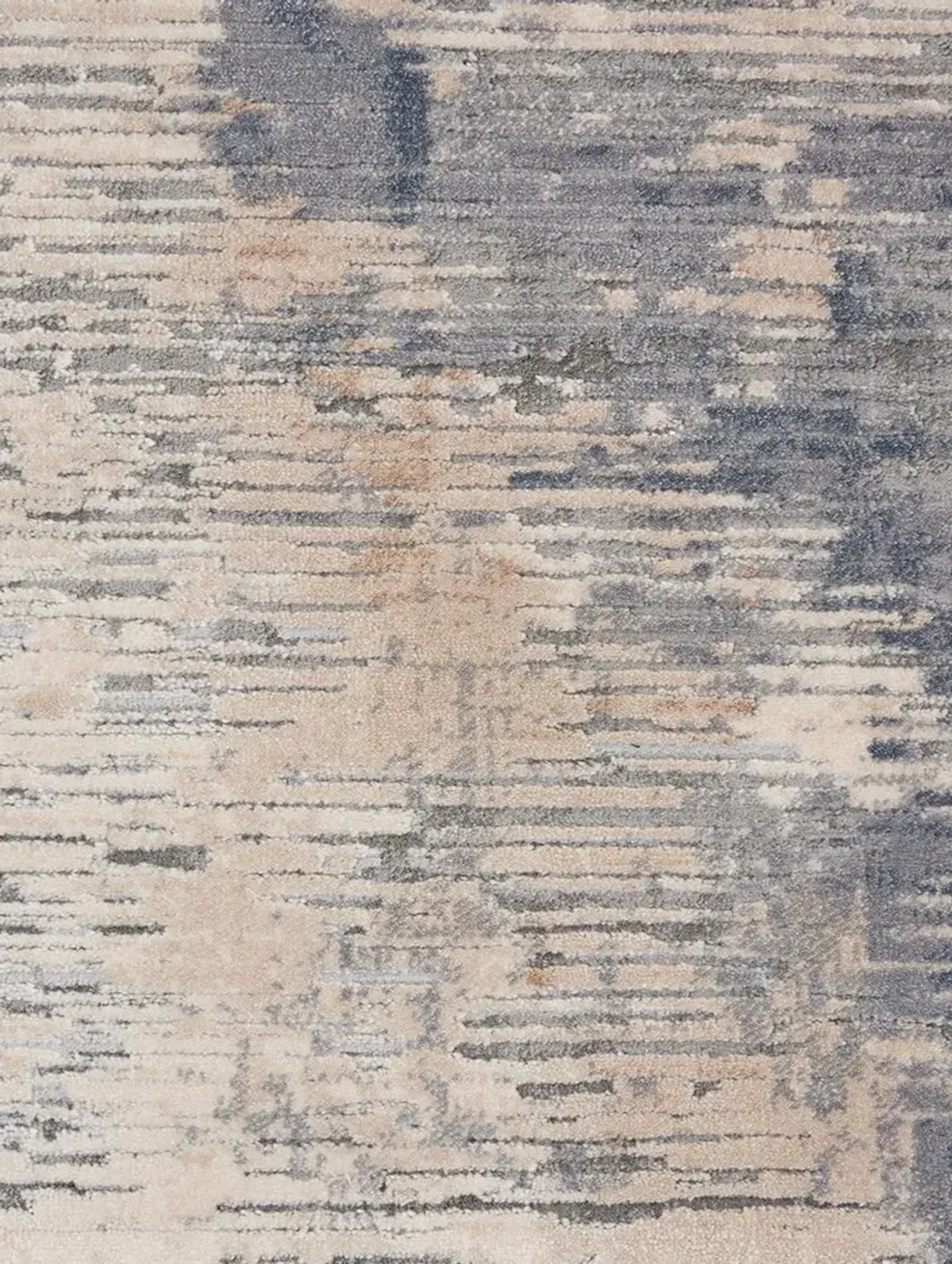 Rustic Textures RUS05 Beige/Gray 7’10” x Round Rug