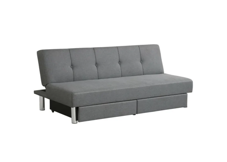 Hivvago 3-Seat Convertible Sofa Bed with 2 Large Drawers and 3 Adjustable Angles