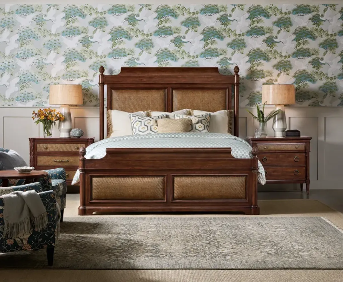 Charleston California King Panel Bed