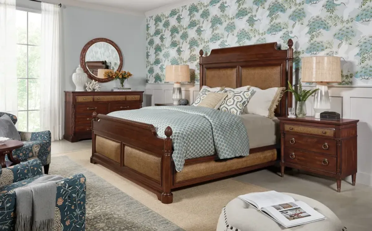 Charleston California King Panel Bed