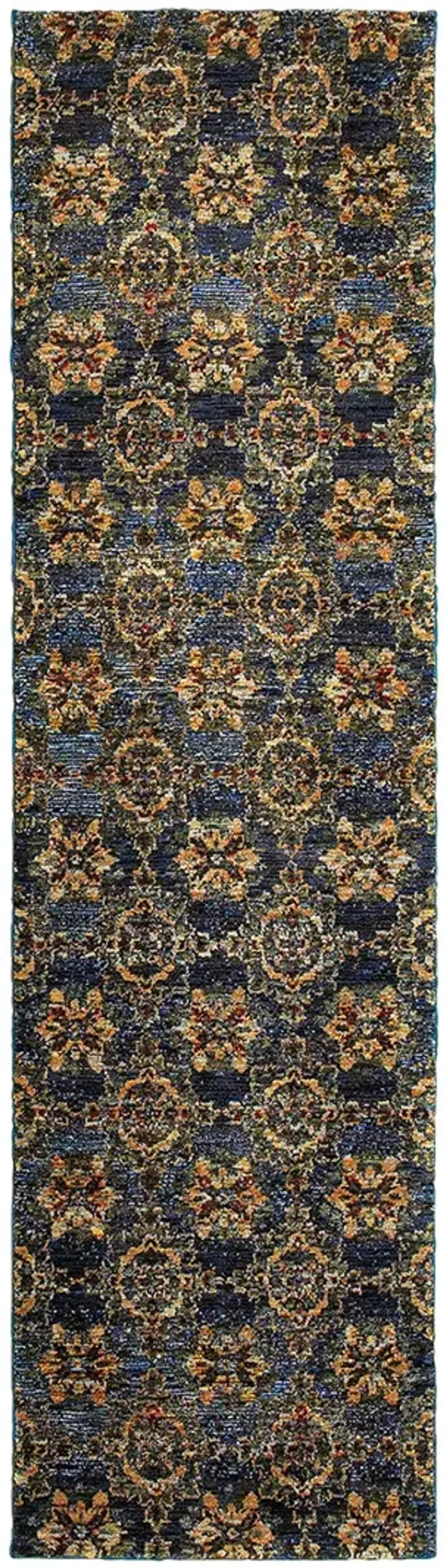 Andorra 7'10" x 10'10" Blue Rug