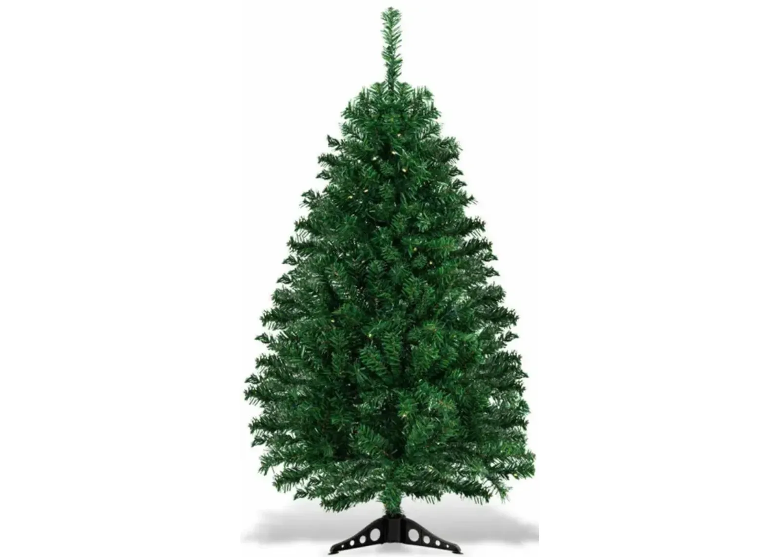 Hivvago 4 Feet Tabletop Artificial Christmas Tree with LED Lights