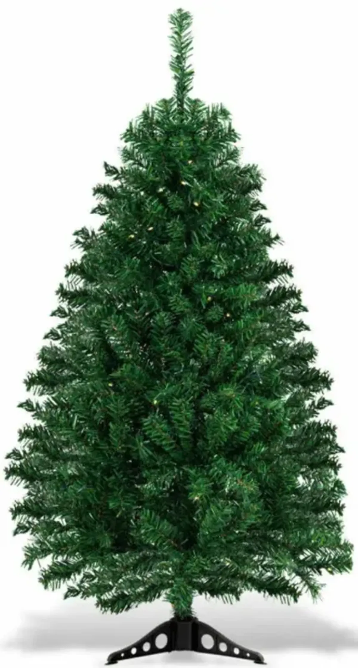 Hivvago 4 Feet Tabletop Artificial Christmas Tree with LED Lights