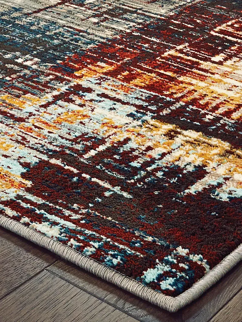 Sedona 1'10" x 3' Blue Rug