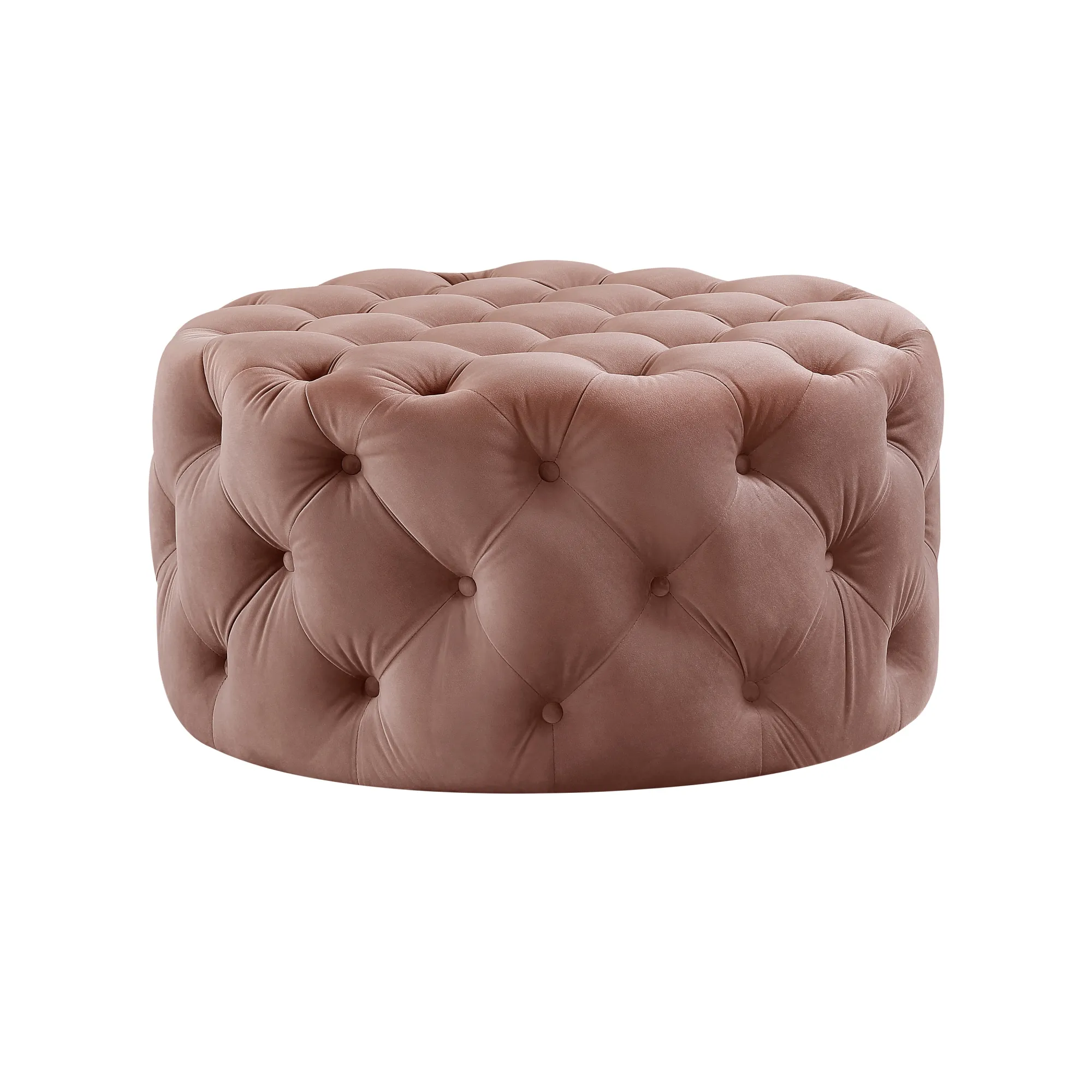 Inspired Home Chiara Cocktail Ottoman