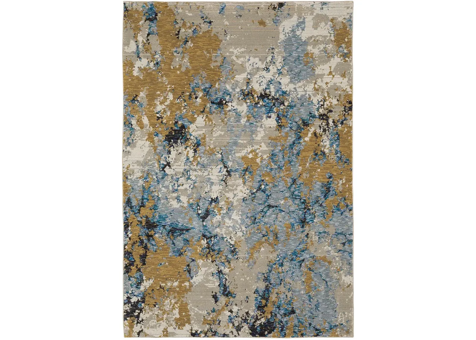 Evolution 1'10" x 3'2" Blue Rug