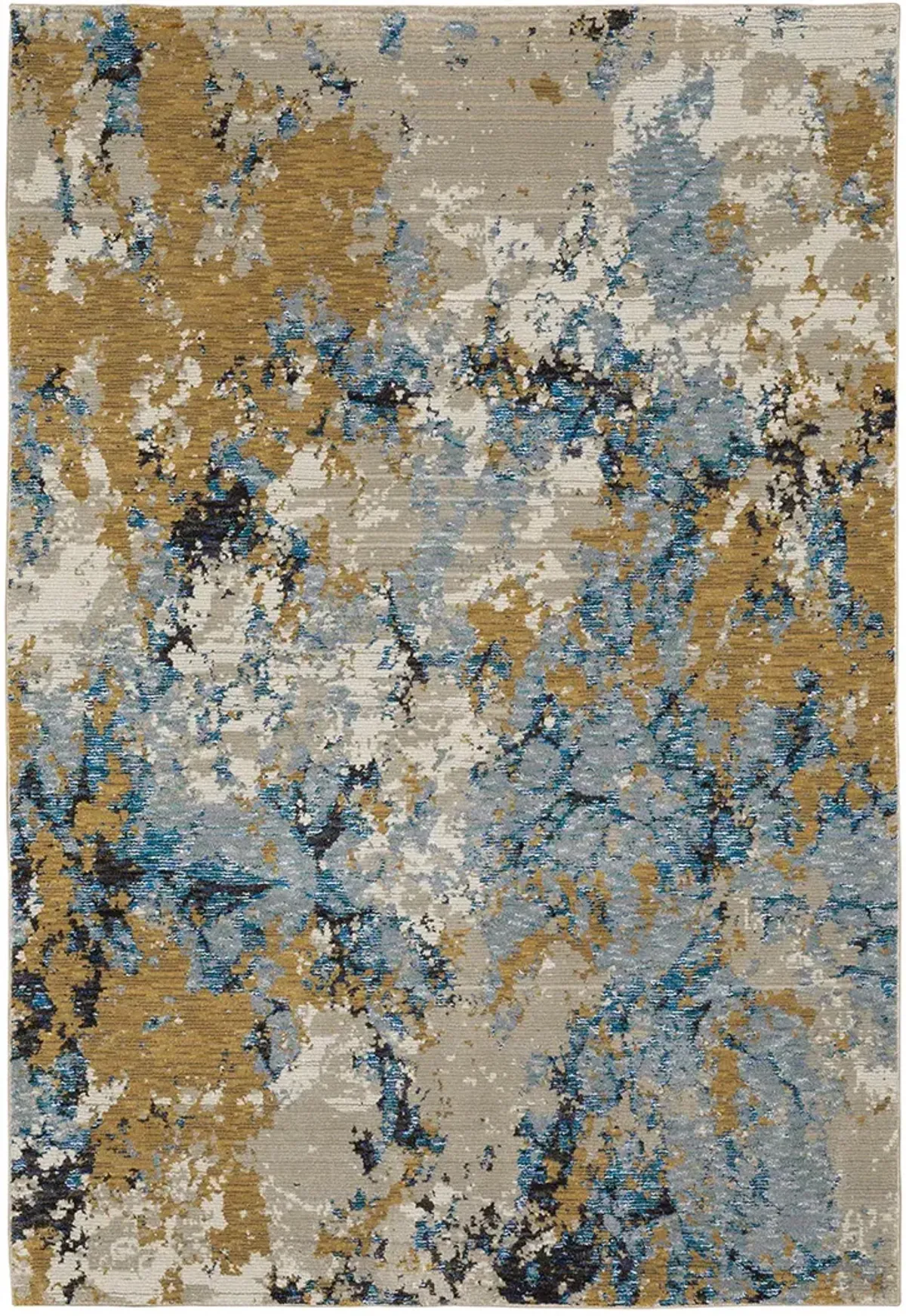 Evolution 1'10" x 3'2" Blue Rug