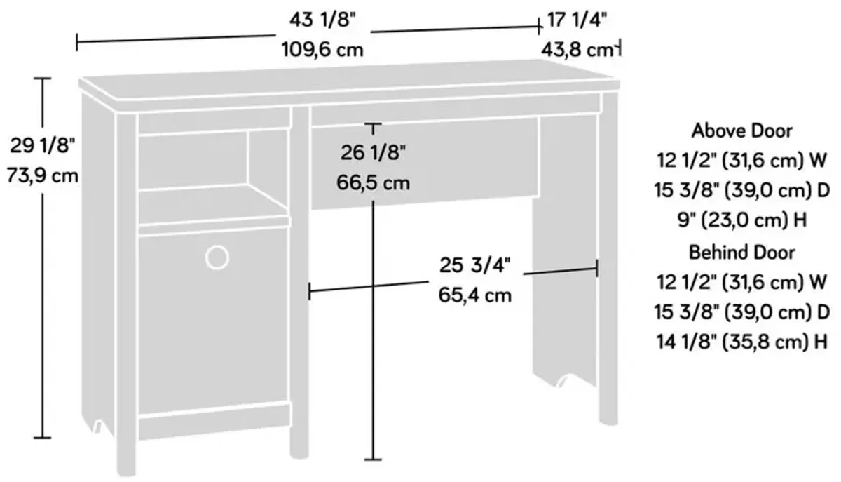 Sauder Dover Edge Desk To