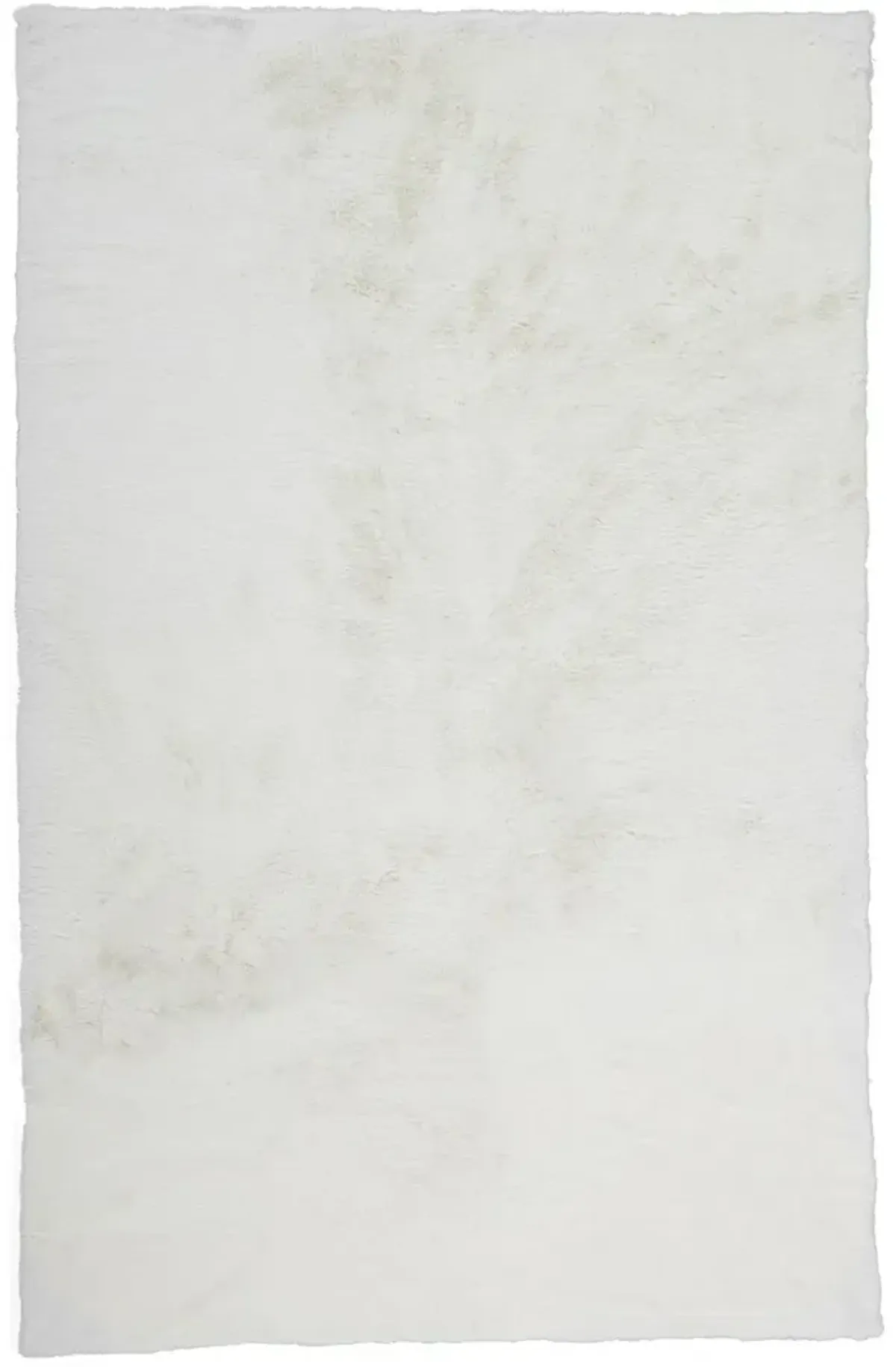 Luxe Velour 4506F White 4' x 6' Rug