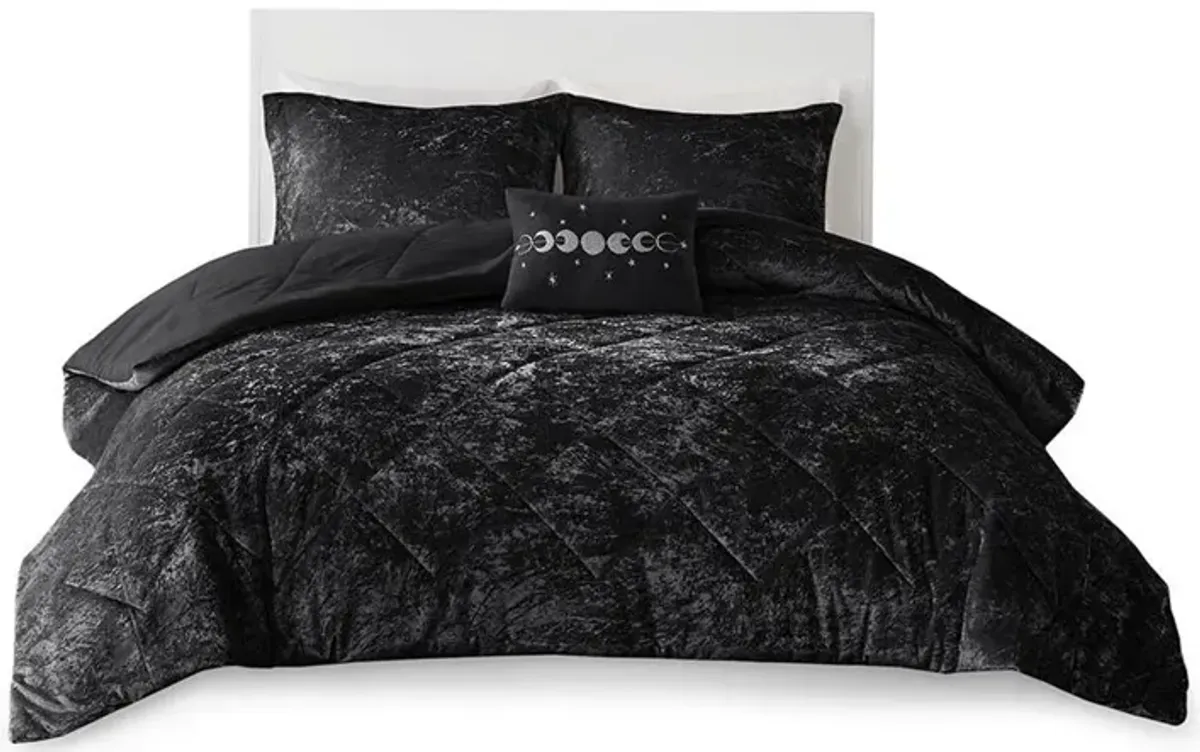 Belen Kox Felicia Crushed Velvet Comforter Set Twin/Twin XL - Luxe Collection, Belen Kox