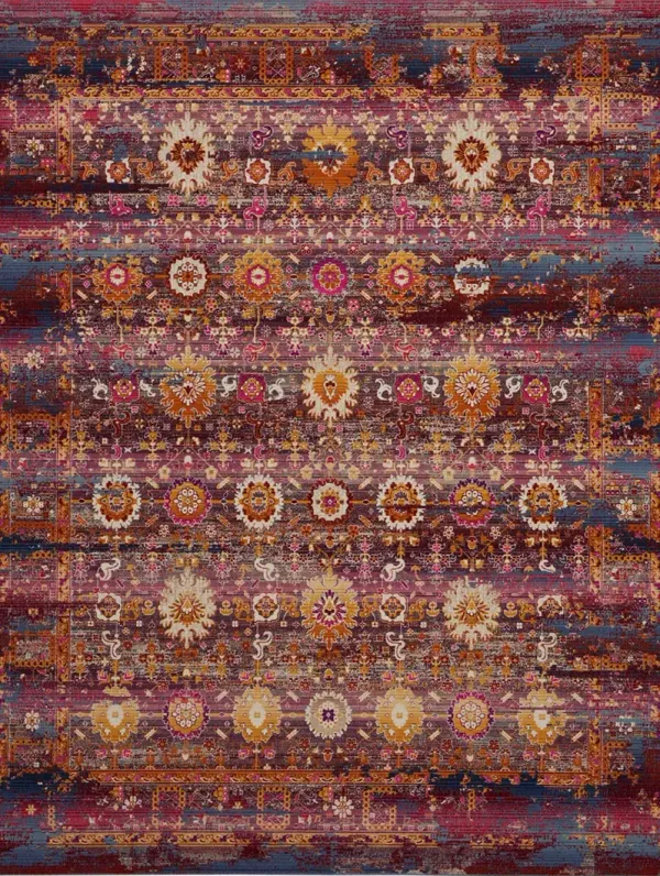 Vintage Kashan VKA03 Red/Multicolor 7'10" x 9'10" Rug