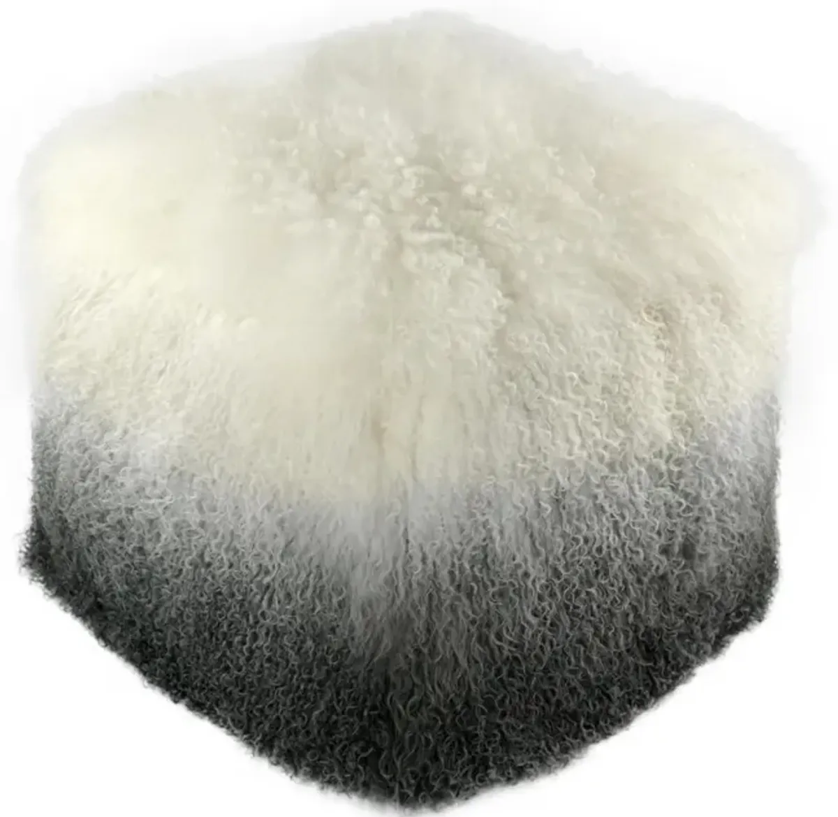 Belen Kox Luxe Tibetan Sheep Fur Pouf, Belen Kox