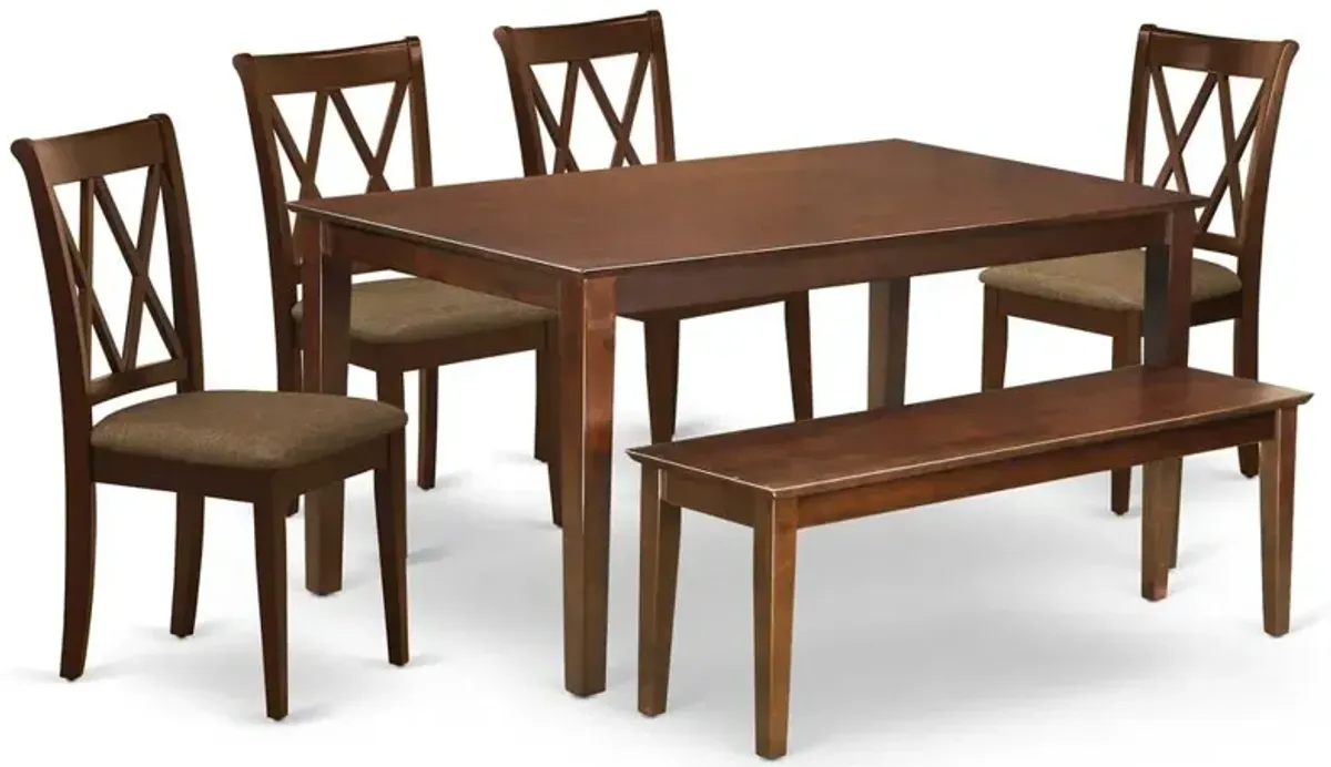 Dining Room Set Mahogany, CACL6-MAH-C