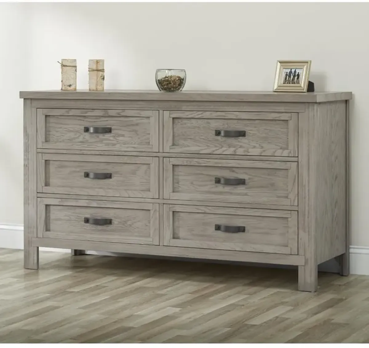 Soho Baby Hanover 6 Dr Dresser Oak Gray