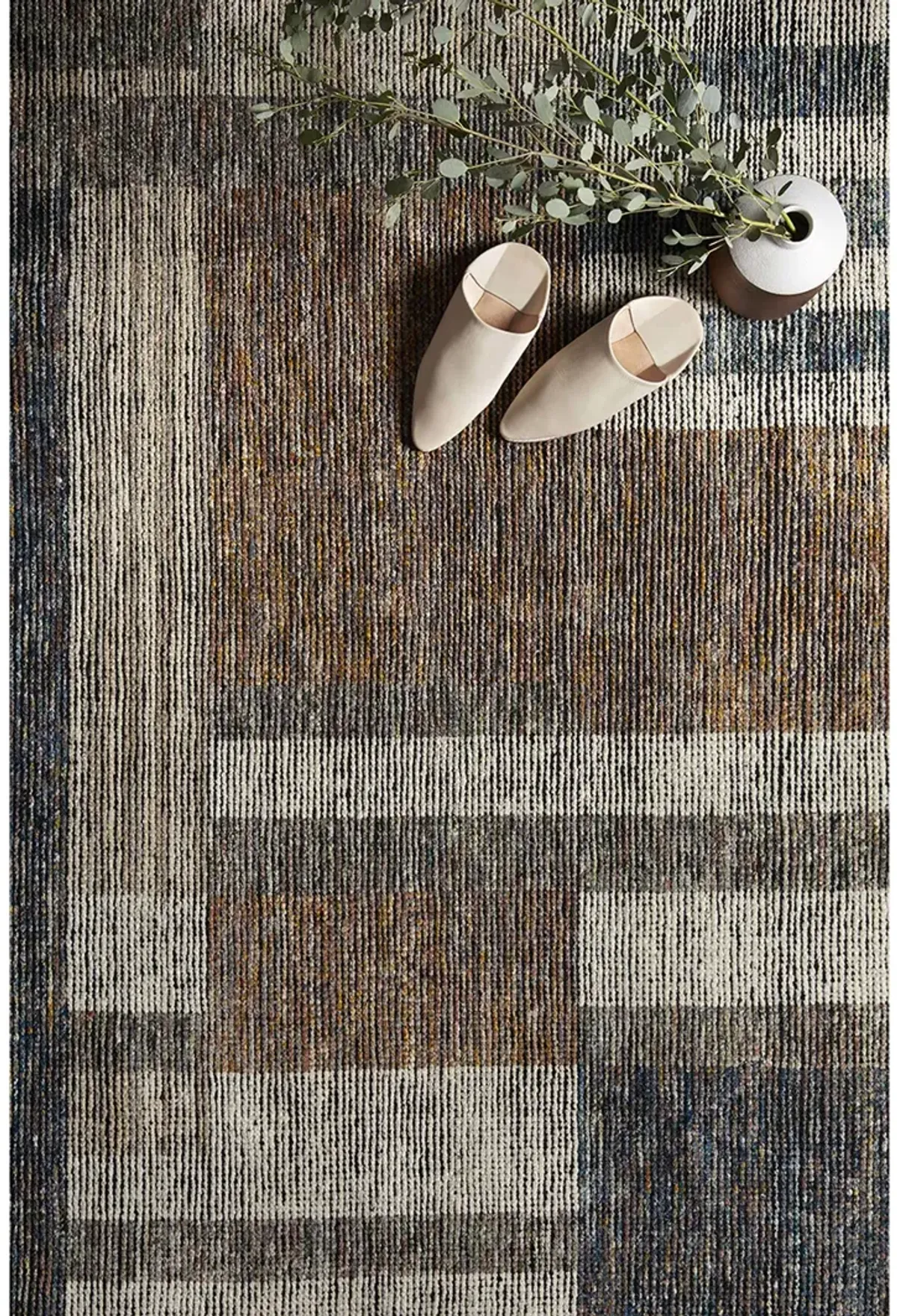 Issey ISY04 Denim/Multi 8' x 10' Rug