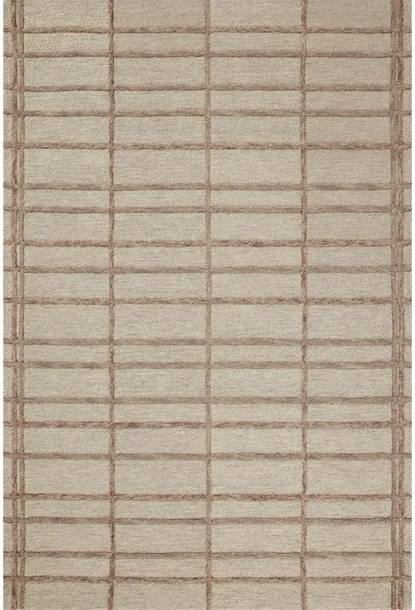 Bradley BRL-04 Rose / Blush 3' x 7' Rug by Chris Loves Julia