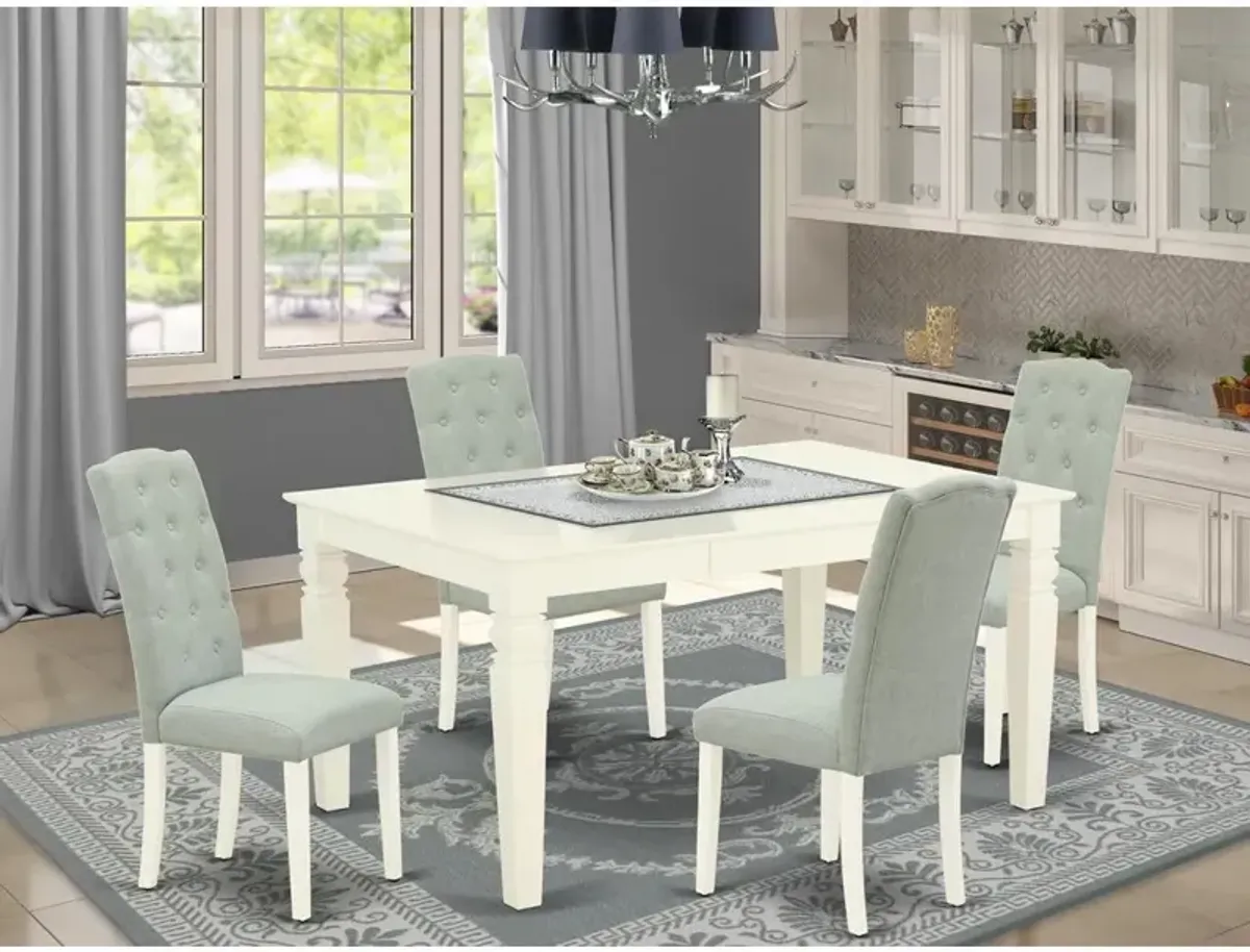 Dining Room Set Linen White